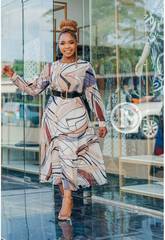 Long sleeved dress