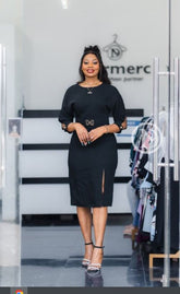 Elegant, chic black dress