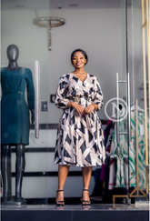 Elegant skater dress