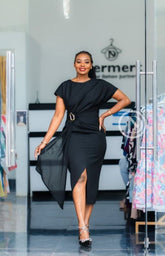 Elegant Chic black dress