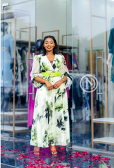 Elegant chiffon dress