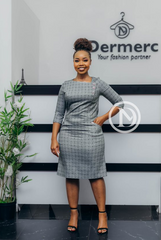 Quater sleeved dress