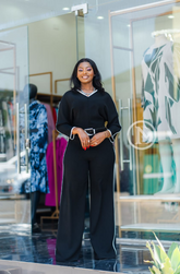 Elegant black jumpsuit