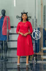 Quater sleeved dress