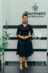 Quater sleeved dress