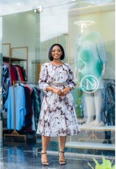Beautiful floral skater dress