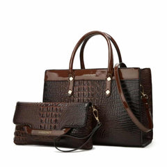 Elegant rich brown handbag
