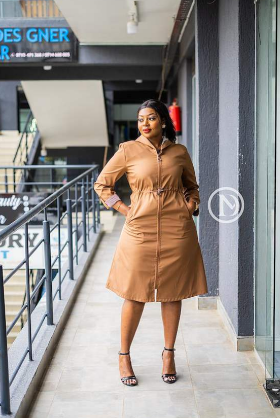 Elegant camel brown jacket