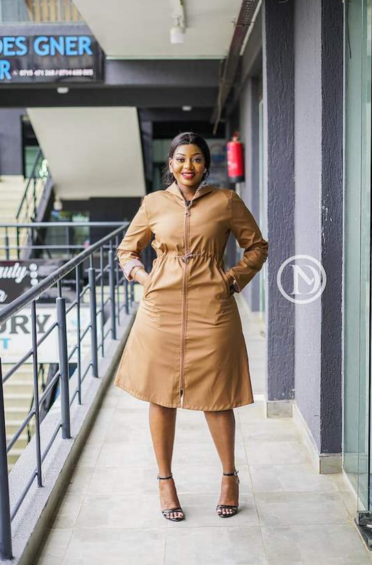 Elegant camel brown jacket