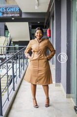 Elegant camel brown jacket