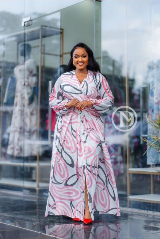 Elegant Multicolored Maxi Dress