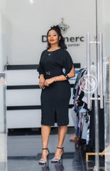 Elegant, chic black dress