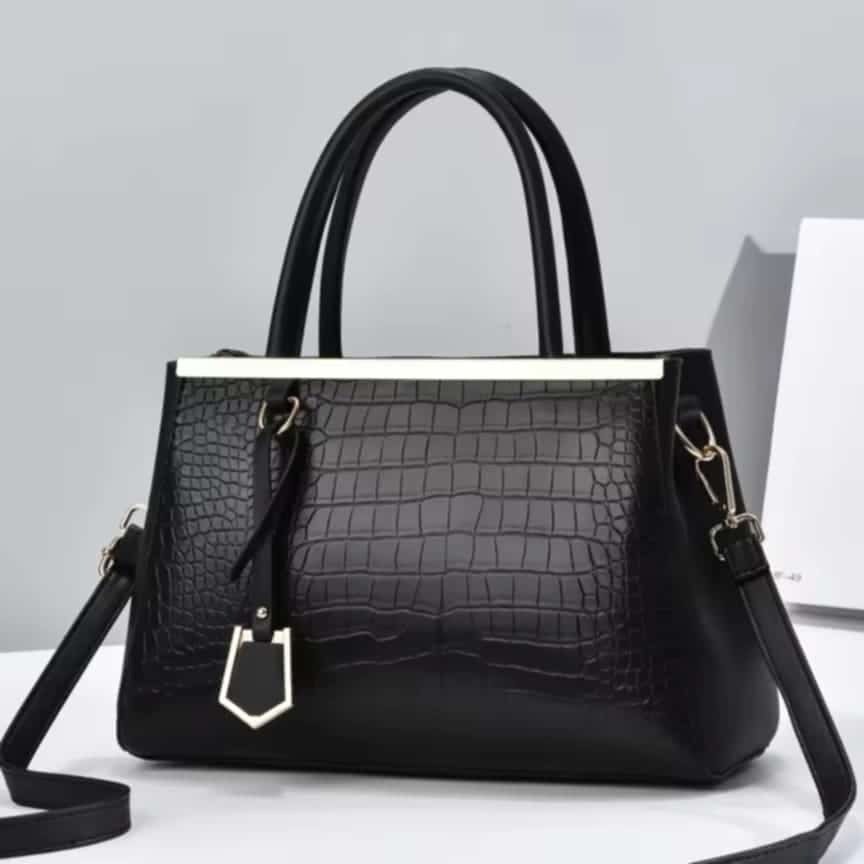 Elegant black handbag